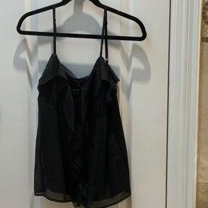 Banana Republic - Black Silk Tank Top
